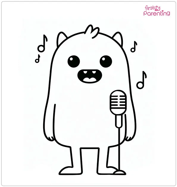 Singing Monsters Coloring Page
