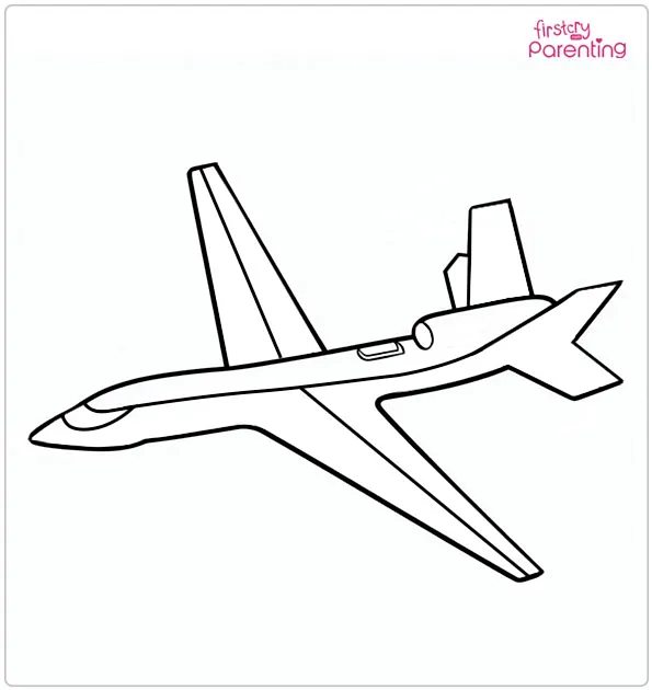 Spy Plane Coloring Page