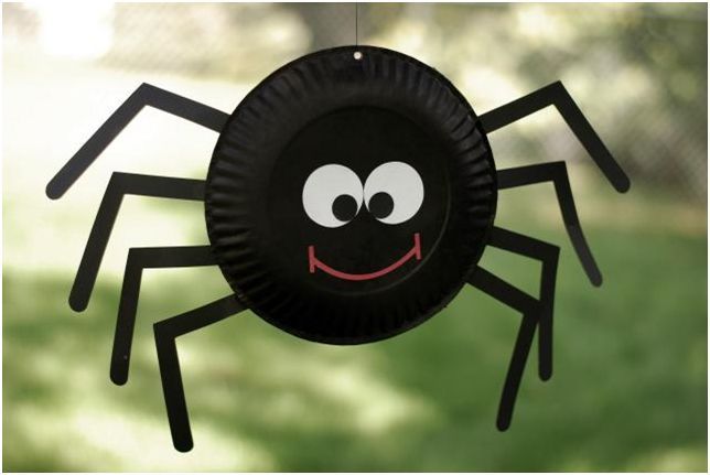 Spider Paper Plate Craft