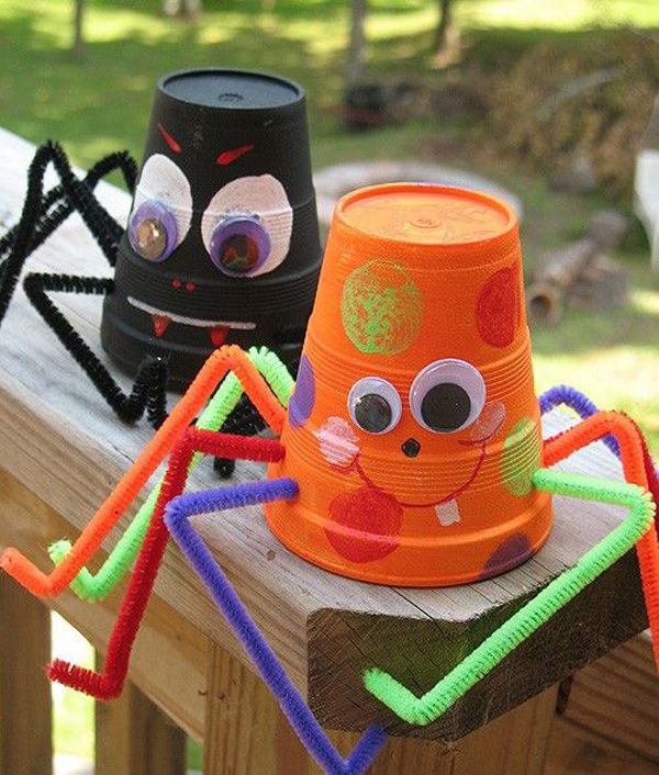 Cup Spider Craft