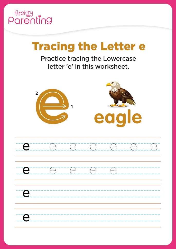 e for eagle worksheet