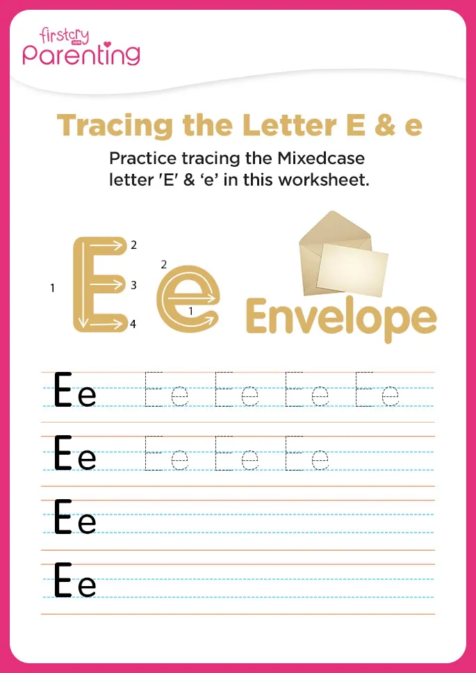 Ee for envelope worksheet