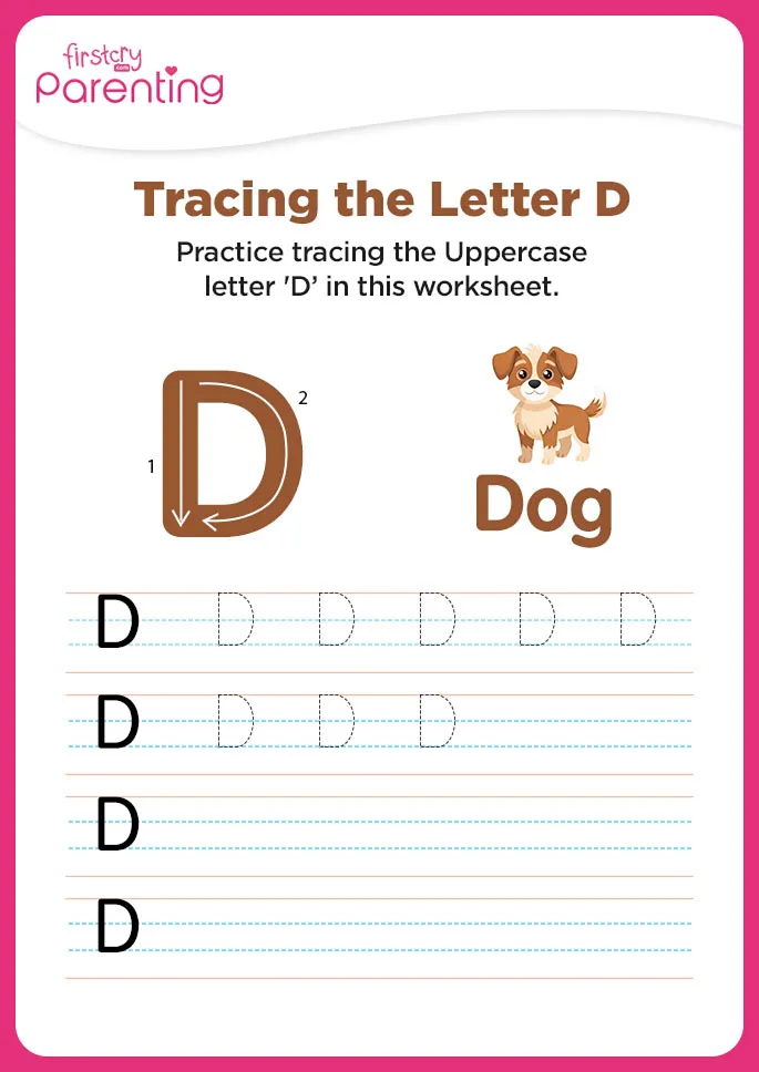 D for Dog Worksheet