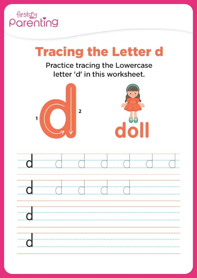 d for doll worksheet