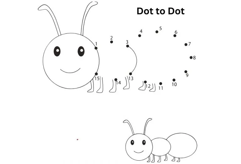 Dot to Dot Colouring Pages - Free Printable Pages For Kids