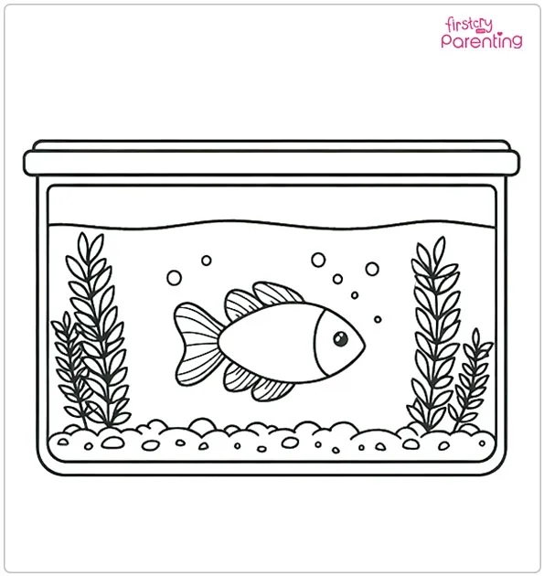 Aquarium Fish Coloring Page