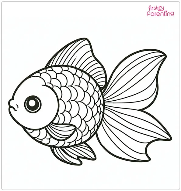 Goldfish Coloring Page