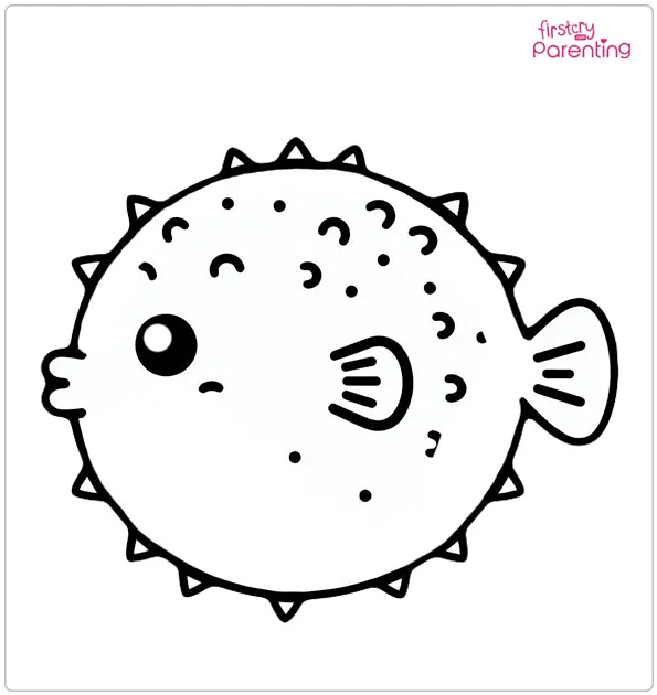 Puffer Fish Coloring Page