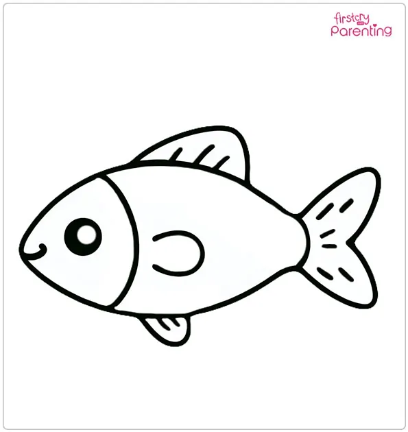 Small Fish Coloring Page