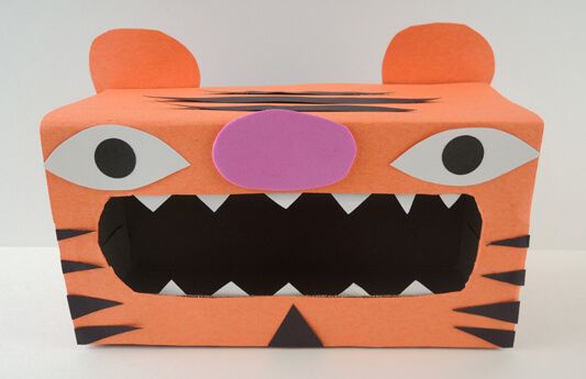 Tiger Tissue Box