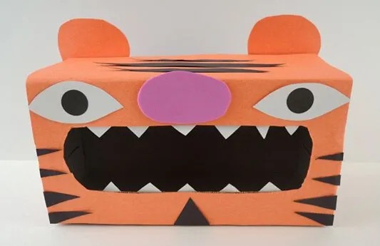 Tiger Tissue Box