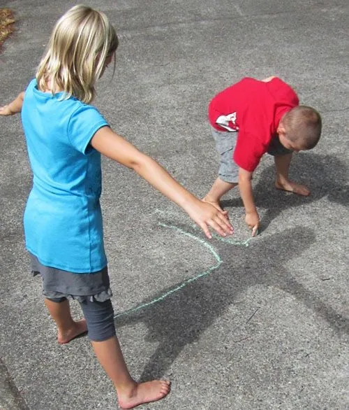 Create Chalk Shadows Create Chalk Shadows