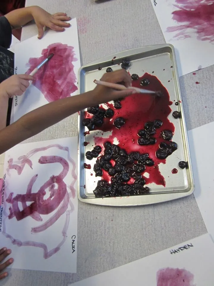 Painting with Fruits and Vegetables Painting with Fruits and Vegetables