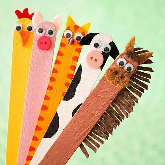 Ice Cream Stick Bookmarks Ice Cream Stick Bookmarks