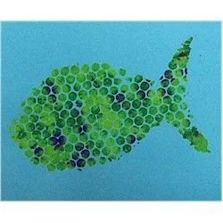 Bubble Wrap Printed Fish Craft Bubble Wrap Printed Fish Craft