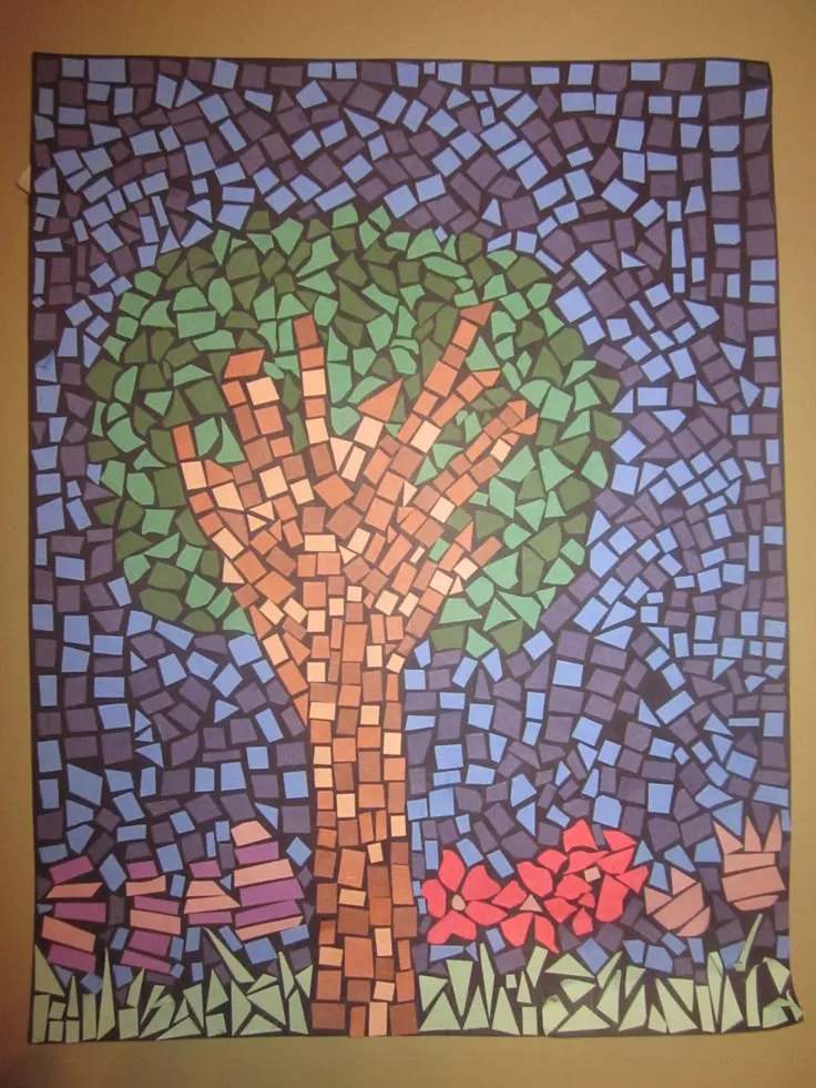Paper Mosaic Place Mats