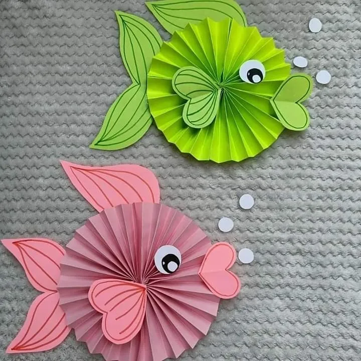Paper Fish Ceiling Décor