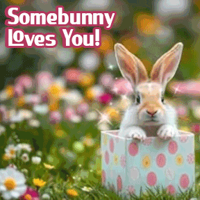 cute easter bunny gifs