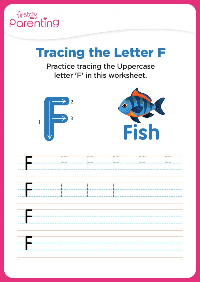 F for Fish Worksheet