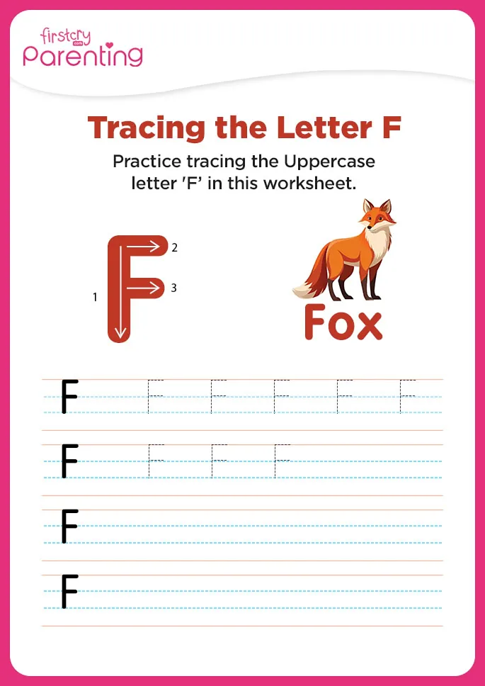 F for Fox Worksheet