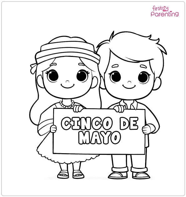 Cinco De Mayo Coloring Page