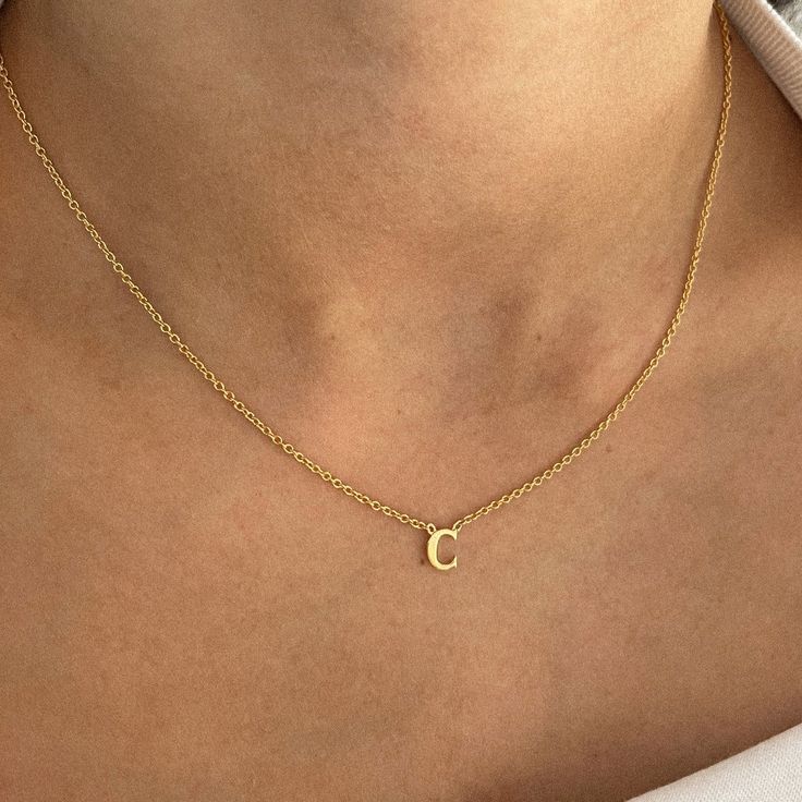 Personalised Necklace With Baby’s Initial