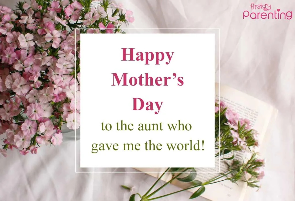 Mother’s Day Messages & Wishes to the Aunt Who Is Like a Mother