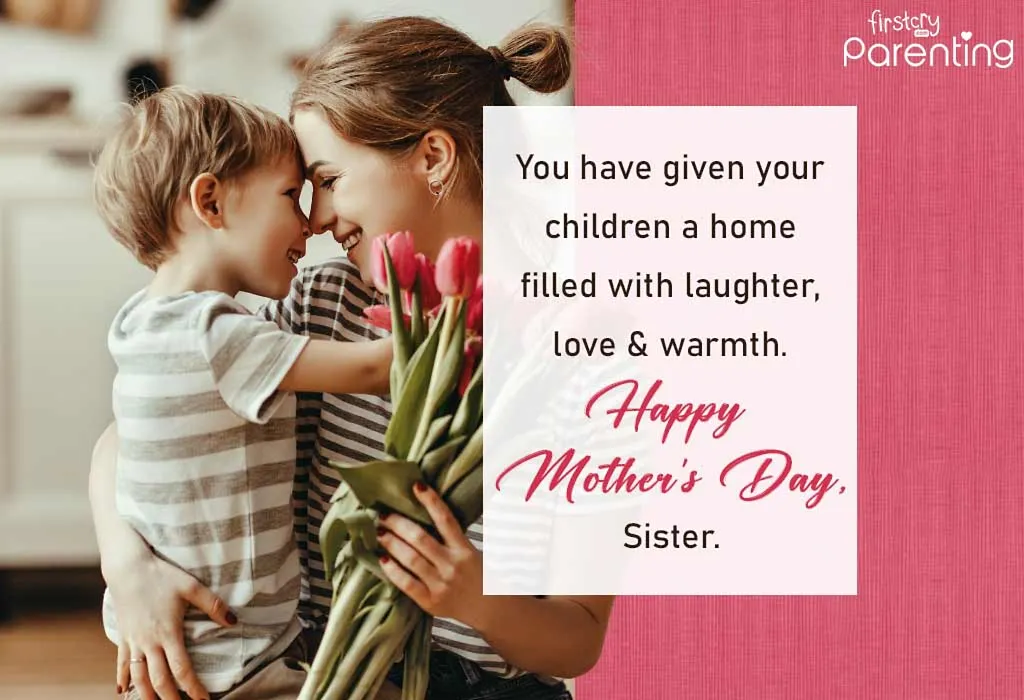 Heart Touching Mother's Day Wishes & Messages to My Sister