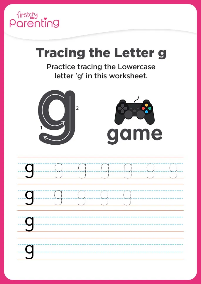 g for game worksheet