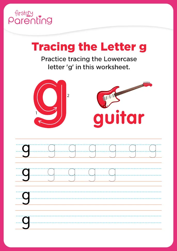 g for guitar worksheet