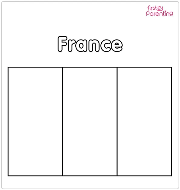 France Flag Coloring Page France Flag Coloring Page