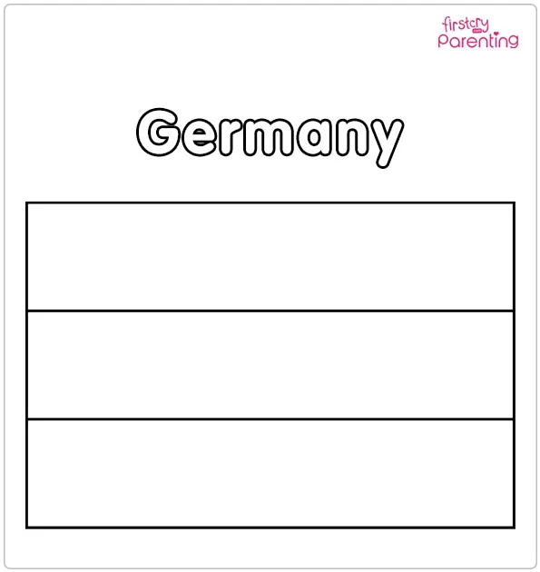 Germany Flag Coloring Page Germany Flag Coloring Page