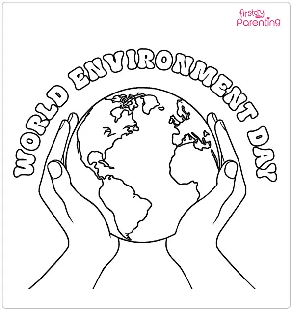 World Environment Day Coloring Page