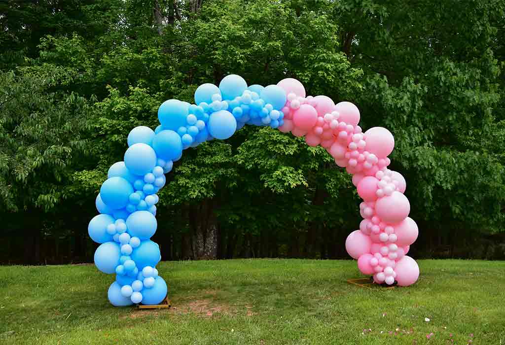 Twin Balloon Arch Burst