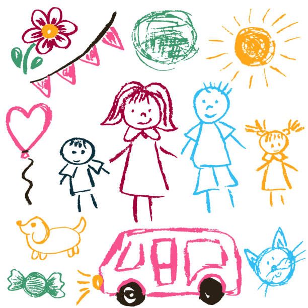 Crayon Drawing Announcement