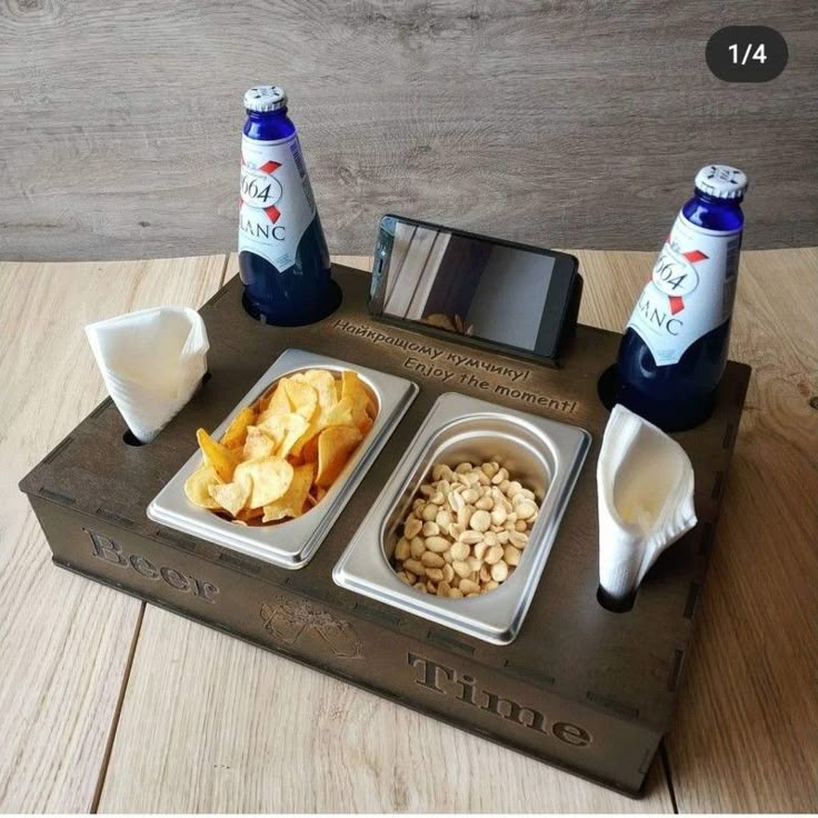 Remote Control Holder with Snacks