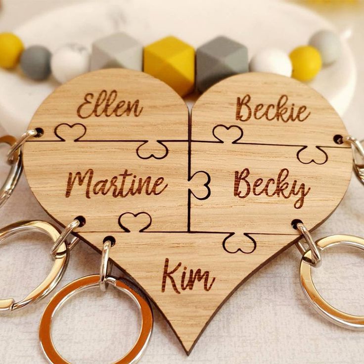 Name Puzzle Key Holder