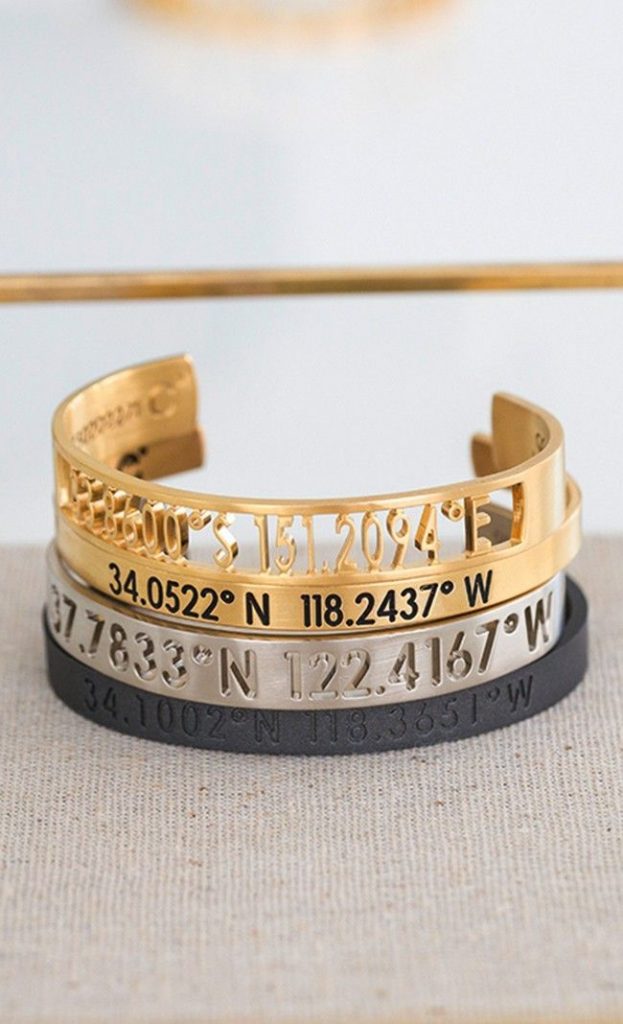 Coordinates Bracelet