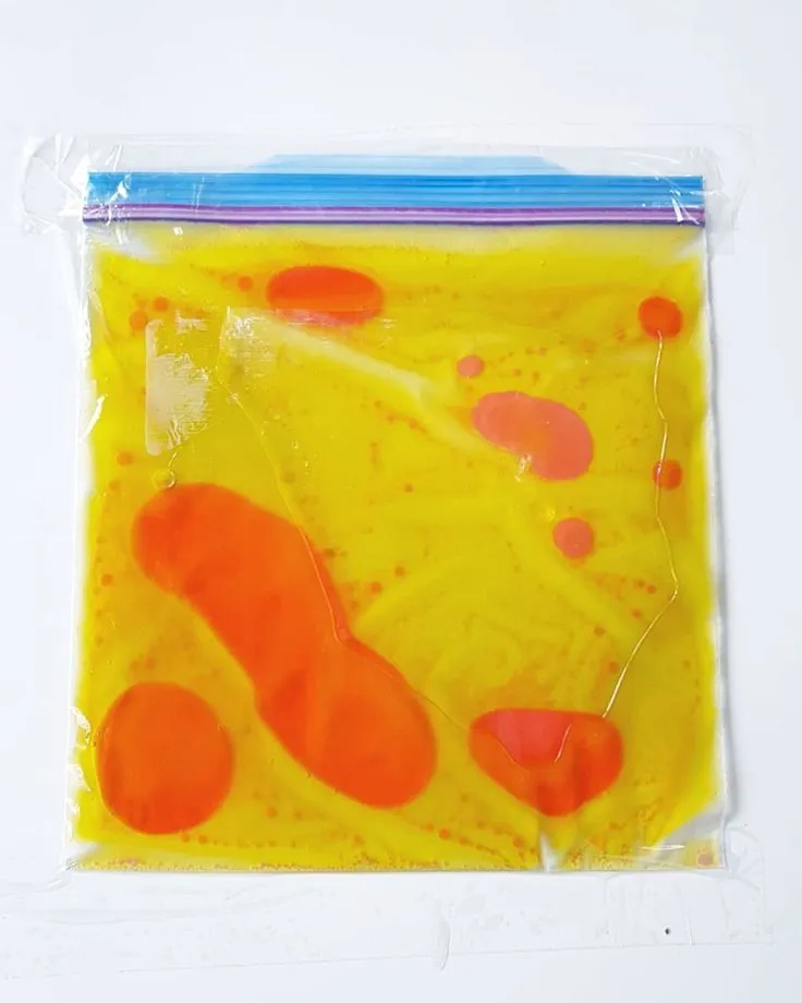Lava Lamp Sensory Bag