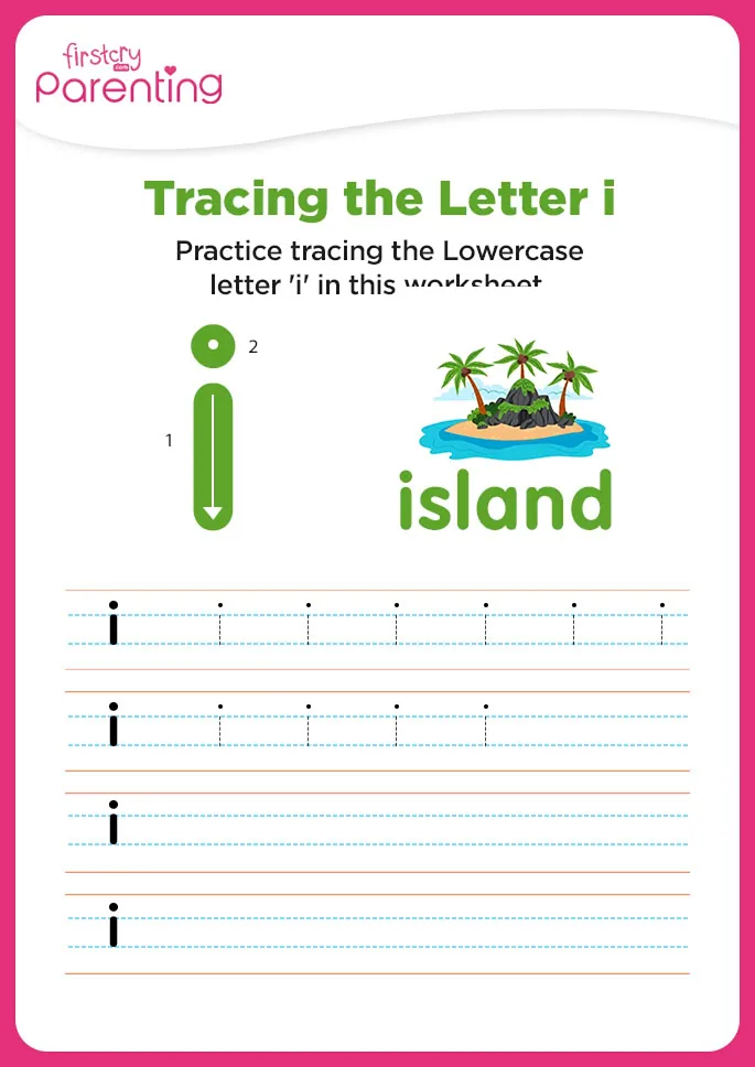 i for island worksheet