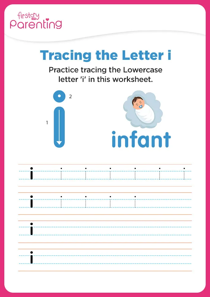 i for infant worksheet