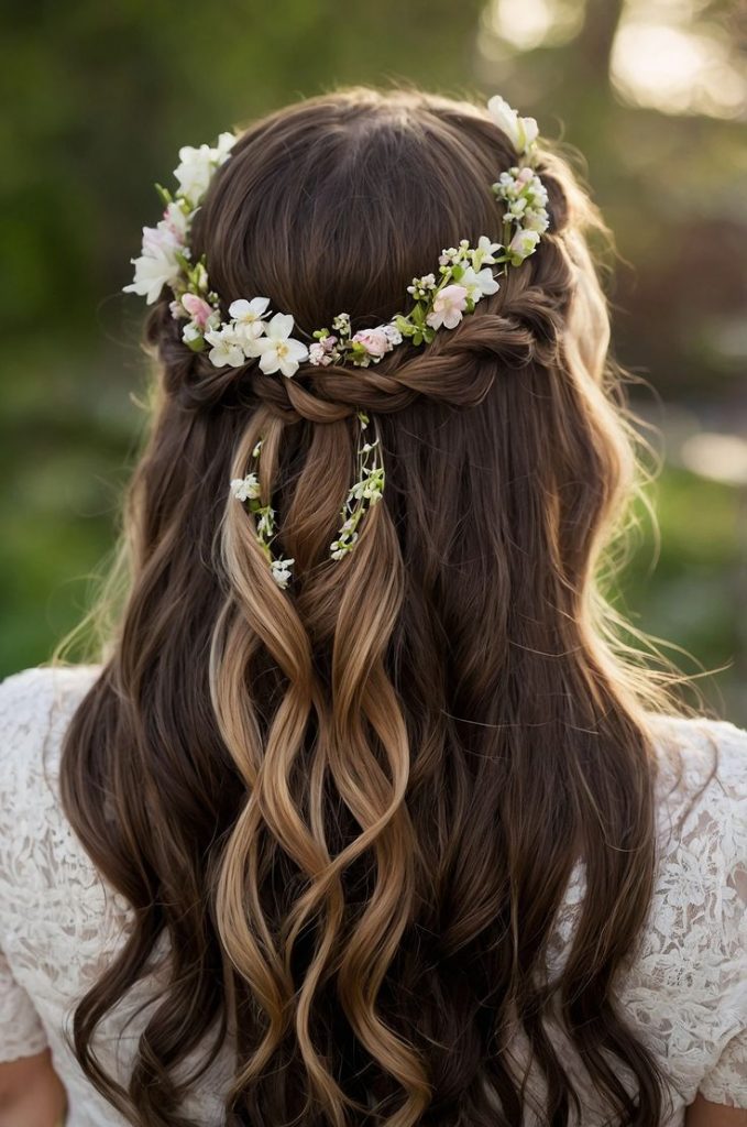 Half-Up Hairstyle