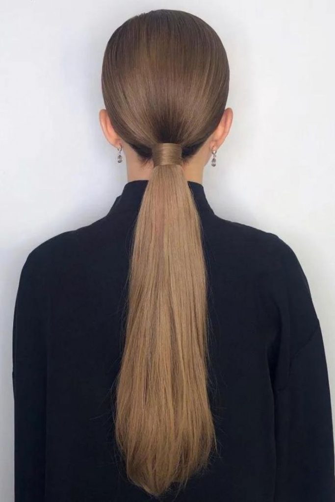 Low Sleek Ponytail
