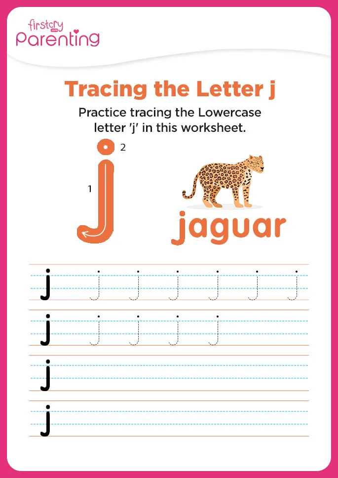 j for jaguar worksheet