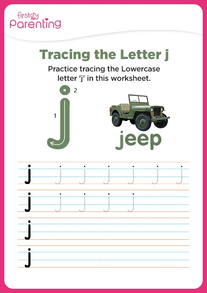 j for jeep worksheet