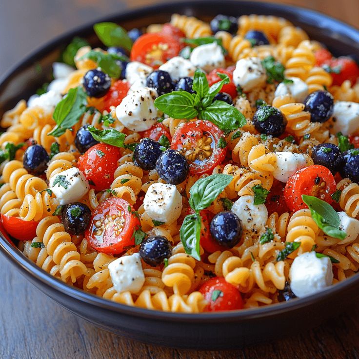 Patriotic Pasta Salad