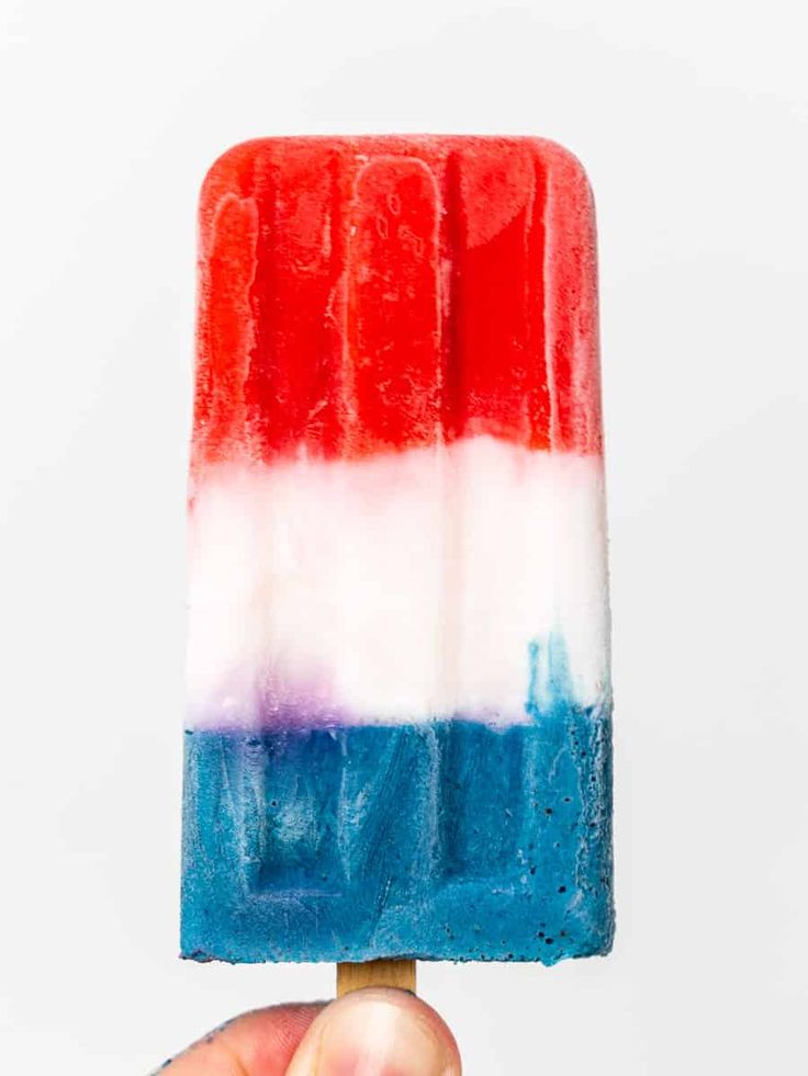 Red, White, and Blue Popsicles