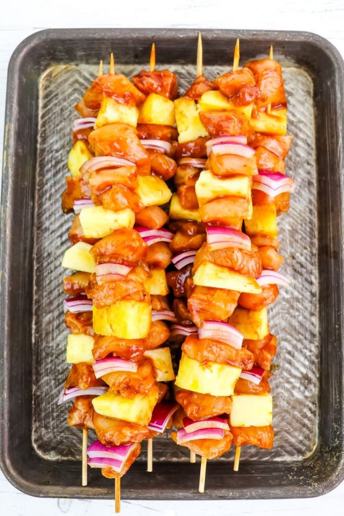 BBQ Chicken Skewers