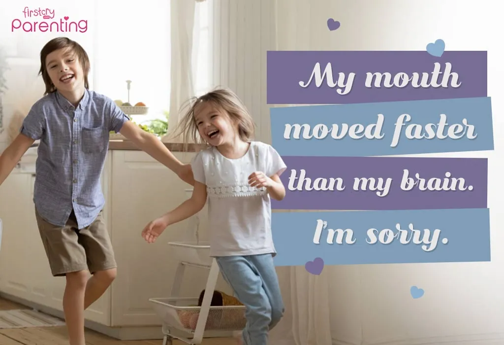 Funny Sorry Messages for Sister