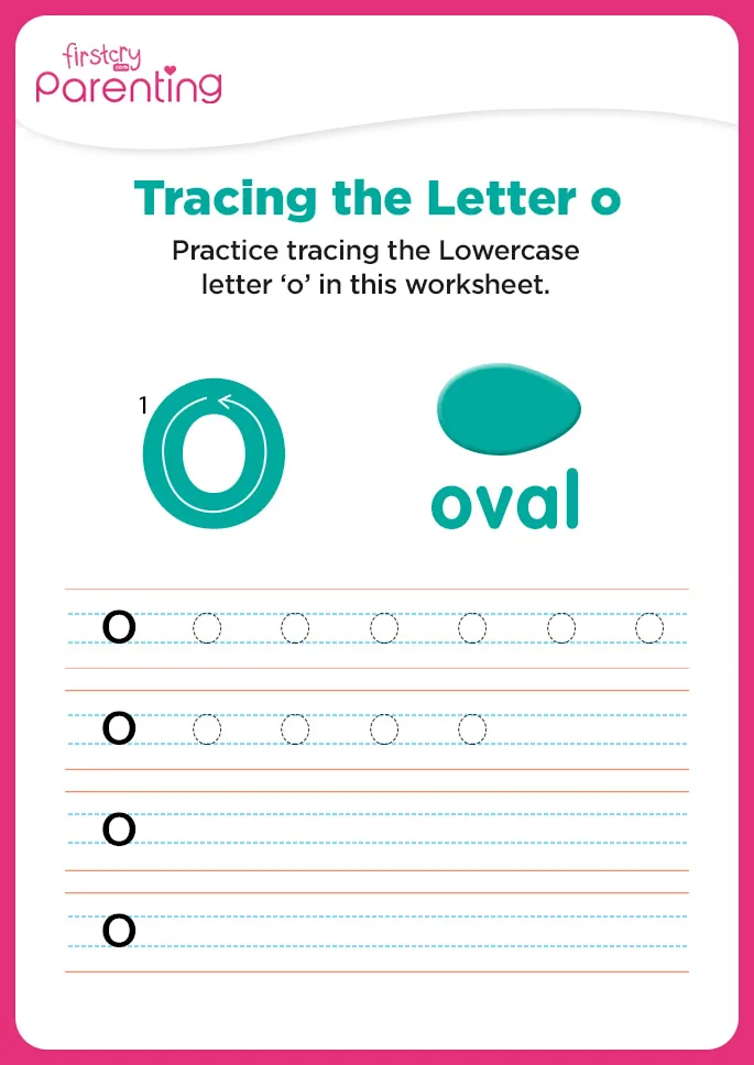 o for oval worksheet o for oval worksheet